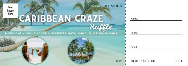 HGA Caribbean Craze Raffle Ticket Product Front